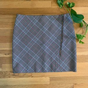 WHBM Plaid Pencil Skirt